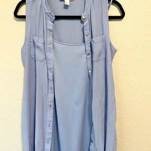 Mini 2 Piece Purple Dress